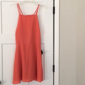 Nasty Gal orange summer dress